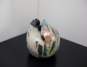 "Sfera Interrotta" RAKU - 